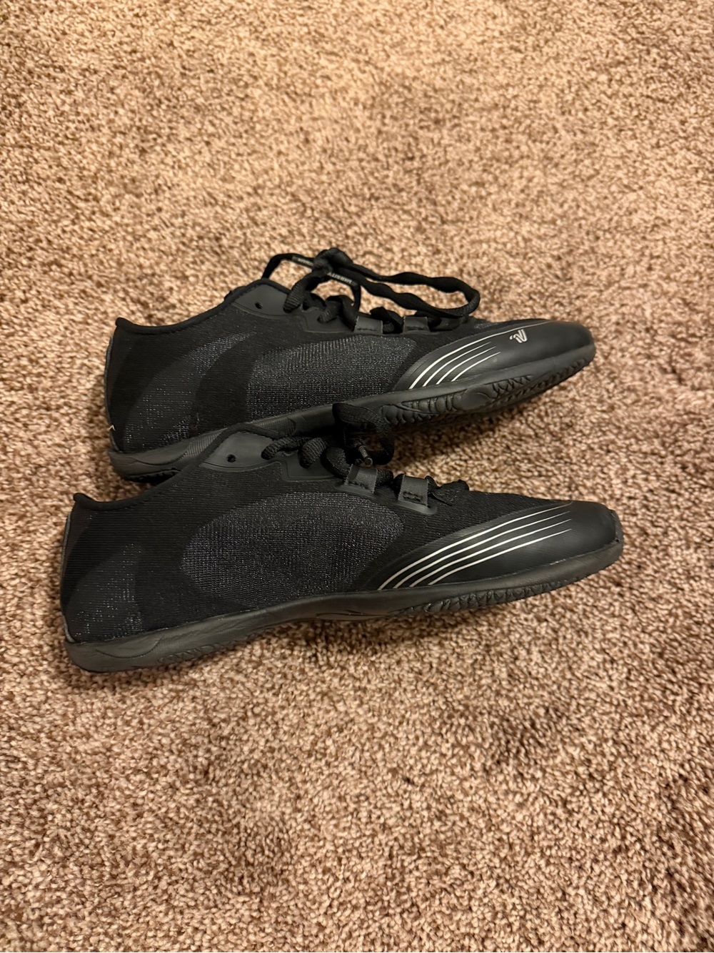 Varsity Cheer Black Athletic Sneakers for Women - Picture 3 of 5